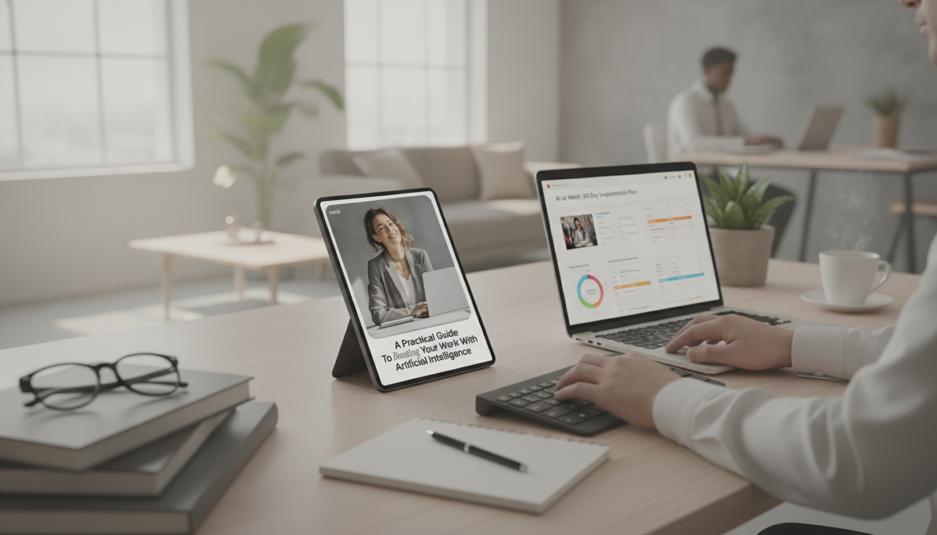 AI at Work: 30–60–90 Day Plan & Role-Based Templates