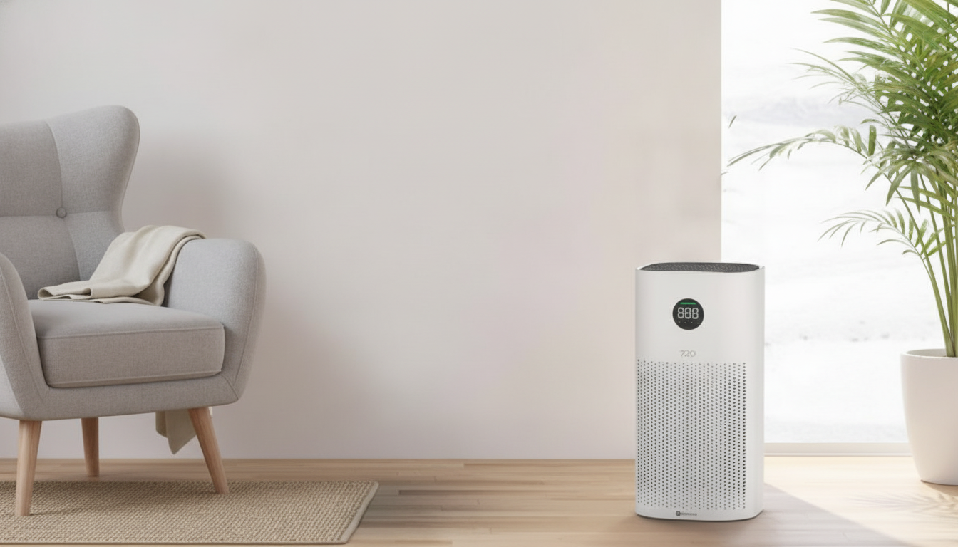 Quiet Smart HEPA Air Purifier for Home & Office Air